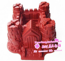 xj295 silicone mold cake mold handmade soap mold big castle super cute