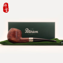 Irish imported Peterson Peterson Hookwood pipe Aran glossy nickel ring NO 408