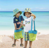 New take the baby to the beach to play shell storage bag to collect small toy net bag childrens toy storage bag