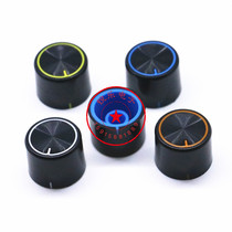 Two-color knob 19 5x15 plastic knob 6mm flower shaft potentiometer knob power amplifier audio volume knob adjustment