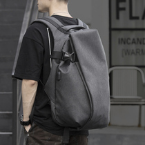 Backpack Mens fashion trend backpack College student school bag Middle school junior high school student large capacity leisure travel computer bag