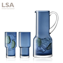 UK LSA creative color cold kettle glass set home large capacity juice pot thickened tie pot cold water Cup