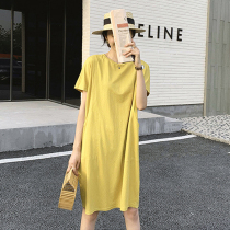 Breast-feeding clothes out summer fashion hot mother feeding clothes T-shirt nursing dress pregnant women dress