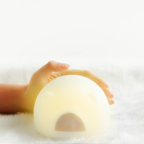 I-Mu Phantom Sound Piglet Flapper Light Silicone 7 colorful little night light Charging baby baby Sleep bedroom bedside headlights