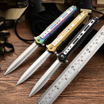 Folding knife world famous knife with outdoor folding knife with anti-body Indian knife and small knife army knife open up the wolf army blade