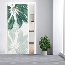 Simple PVC folding door pull door cut kitchen moving door bedroom toilet door door custom door