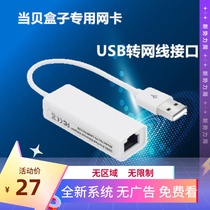 When the bay box H1 H2 network card one thousand trillion USB transfer network interface 1000 trillion wired connection network cable player