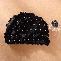 Womens swimming cap three-dimensional petals handmade flowers European and American fashion swimming cap 36 flower swimming cap adult high-end hair care swimming cap