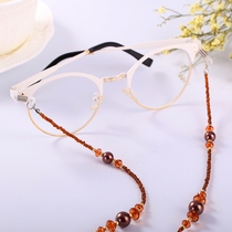 Glasses chain hanging neck rope Korean design sun reading glasses chain retro neck glasses rope