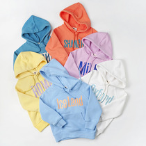 Korean boys and girls Children Spring and Autumn New hooded sweater loose pullover woolen female 2019 parent-child