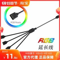 4Pin RGB cable 3Pin ARGB extension cable Light strip RGB fan 1 minute 4 1 minute 6 1 turn 8