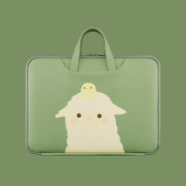 Flat Hand bag for Apple MacBook Air15 inch ladies fashion small fresh Pro13 laptop bag magic15 new cute cartoon Lenovo bag