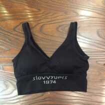 Ancient Princesss new spring summer sports vest gather without steel ring bra to hit bottom vest-style trowel