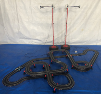 Scream racing voice-activated racing step beat button game technology interactive scenic spot Net red amusement equipment