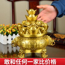 Brass ornaments copper cornucopia five financial shen ding cornucopia censer lucky enrichment shop opening gifts