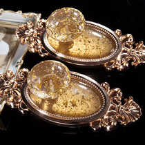 Adhesive hook wall hook hanging curtain hook high-end light luxury villa European alloy wall hook accessories accessories fixed G161