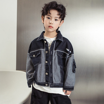 ac childrens clothing autumn boys coat Korean version of the middle child boy coat 2021 Spring and Autumn new children denim jacket