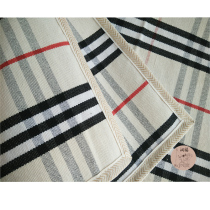 Pure Cotton Thickened Cotton Linen Old Coarse Cloth L Sofa Towel Sofa Mat sofa Hat Striped Plaid