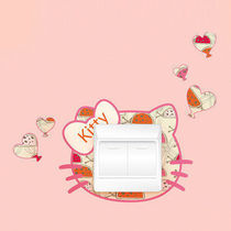 Creative switch sticker wall sticker switch set simple modern protective cover creative living room bedroom socket switch decorative cover