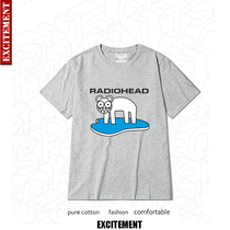 Rock Radio Commander with the same short sleeve T-shirt for men and women big code printed casual fashion class customised