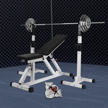 Dumbbell bench bench press rack Barbell rack Squat rack Multi-function weightlifting bed Barbell set Sports fitness equipment Household