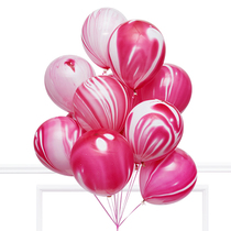 Agnaud Marble Balloon Latex Colored Clouds Blue Birthday Party Wedding Background Wall Arrangement Balloon Decorations