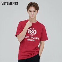 VETEMENTS new simple and comfortable short sleeve T-shirt men and women with the same personality trend 300157