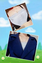 Anti-light artifact v-neck chest towel around the chest thin female chest front underwear bottoming non-trace anti-leakage light blocking cloth lace