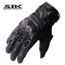SBK gloves Motorcycle anti-fall motorcycle riding gloves Four seasons carbon fiber racing gloves Male knight gloves