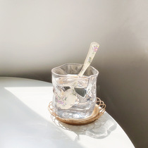 Frosted glass retro minimalist ins style Japanese water Cup home creative alien coffee cup whiskey wine glass