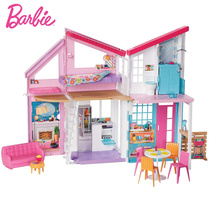 Barbie doll Malibu Municipal House Princess mansion Villa Castle girl holiday home set gift box FXG57