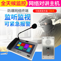 IP network pager School prison monitor two-way broadcast megaphone intercom extension can be networked visual intercom