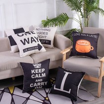 Nordic Pillow sofa cushion car waist cushion office lunch break pillow bedside back cover waist pillow cushion core