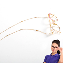 GLASSES chain hanging neck rope SZL GLASSES shell beads pure copper metal sunglasses hanging chain accessories