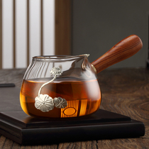 Glass fair cup tea leak set Side handle fair cup thickened heat-resistant male cup tea sea tea separator Filter tea maker