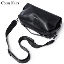 Colins Keirs slanted shoulder bag men's one-shoulder small bag high-end sensed wash bags leisure cross-brapped tide cards