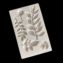 Printed cake Flower Vine texture silicone decoration baking mold turn sugar rose New Mold branch drop glue rim
