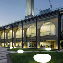 Luminous stone solar garden light Garden lawn outdoor waterproof lighting engineering landscape simple pebble light