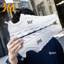 361 mens shoes running shoes summer 361 degrees large size mesh casual shoes leather white breathable mens sneakers