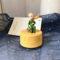 Hand-made little Prince roses rotating music box Music Box ornaments send girlfriends personality birthday gifts