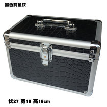 Aluminum alloy box makeup box Nail tattoo embroidery toolbox bag foot bath beauty box Foot massage technician suitcase storage