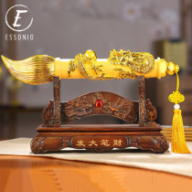 ESSONIO Fortune Brush Decoration Opening Gift Practical Atmosphere High-grade Fortune Decoration Shop Opening Ceremony