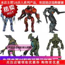 NECA Pacific Rim Mecha model toy 7 inch movable doll double knife Rangers Storm Red Alpha