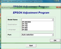 New XP801 XP801 XP800 XP700 XP600 XP850 XP850 zeroing software reused