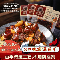 Sichuan Yibin specialty Guo Daliang Nanxi handmade dried tofu spiced bulk small bag traditional snacks Snacks