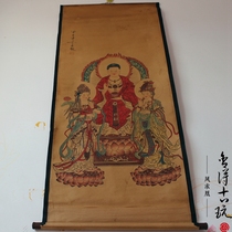 Antique calligraphy and painting Chinese painting Celebrity calligraphy and painting Middle hall painting Living room hanging painting Landscape painting Western three holy pictures have been mounted