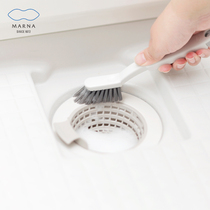 Japan MARNA bathroom cleaning brush floor brush tile brush toilet long handle brush bathroom sewer brush