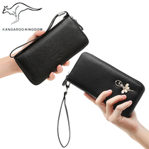 Couple Wallet Woman A pair of long student real leather wallet male zipper version of mens handbag bag