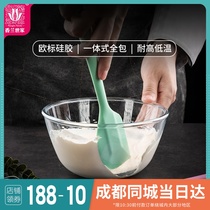 French baking silicone spatula integrated cake cream spatula spatula stirring scraper high temperature baking tools