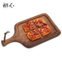 Beginning Solid Wooden Steak Tray Pizza Tray Wooden Tray Western Bread Home Cake Pastry Sushi Japanese Platter